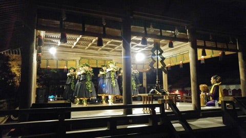 出雲大神宮ライトアップ